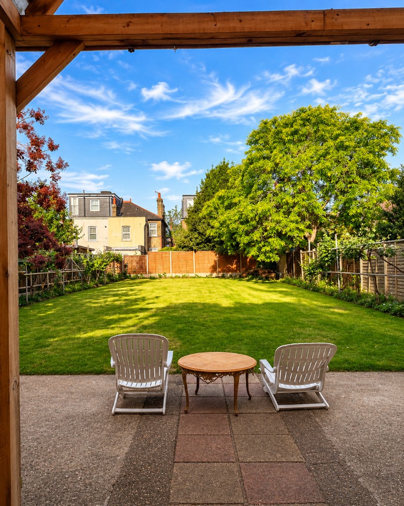 Garden patio at Second Home